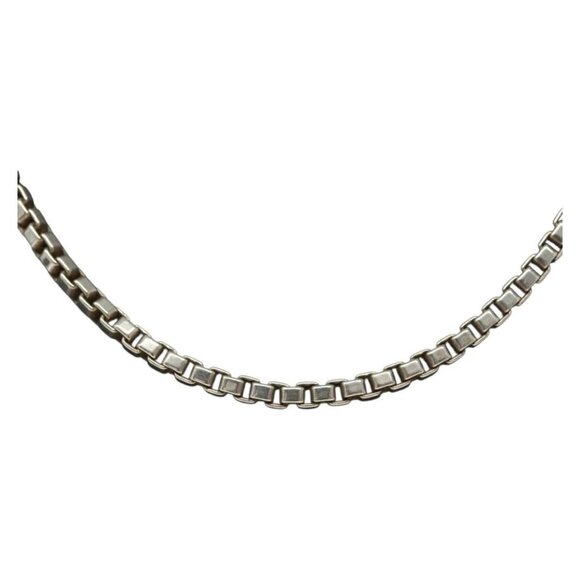 TIFFANY&Co. Venetian link Necklace Ag925 Silver Auth